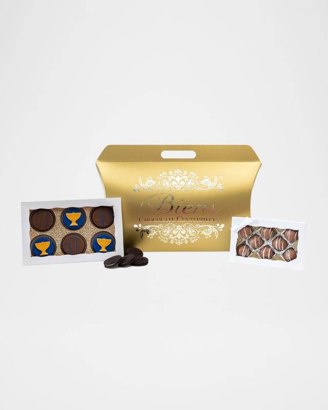 Hanukkah Custom Sandwich Cookie & Bien Tote Box